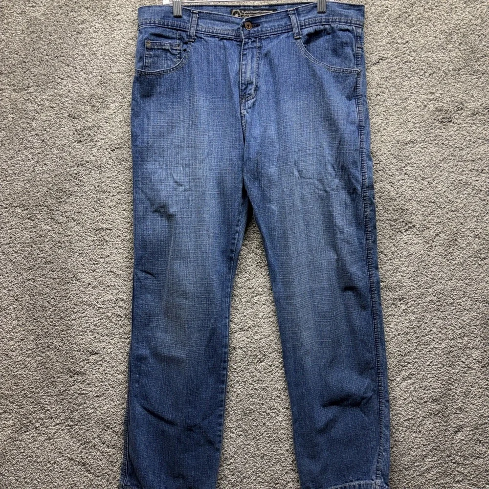 Vintage Southpole Jeans Men's 36x32 Embroidered Y2K Skater Blue Denim 90s